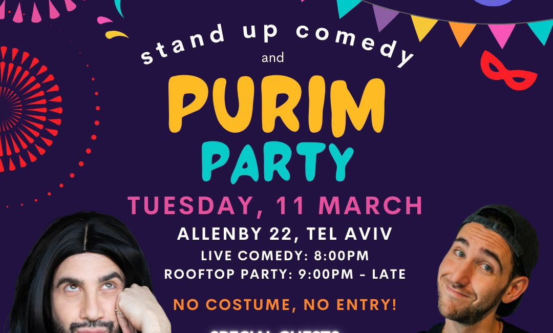 Stand Up Comedy & Purim Party