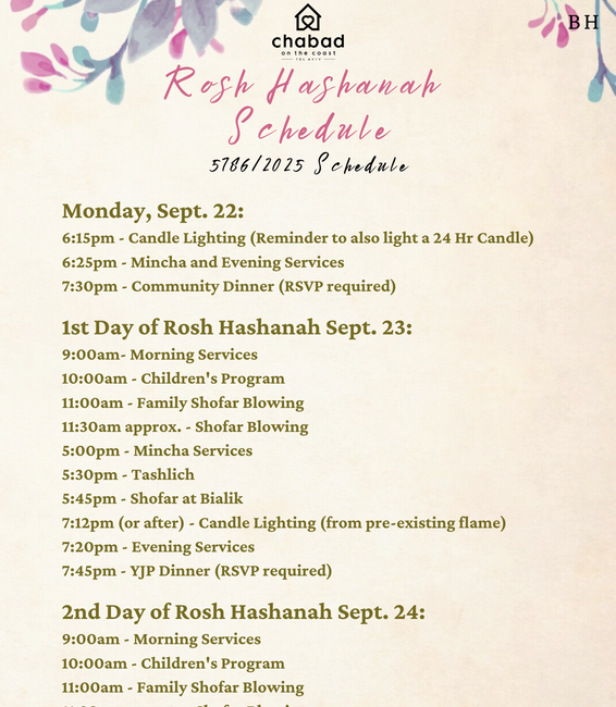 ROSH HASHANAH 2025