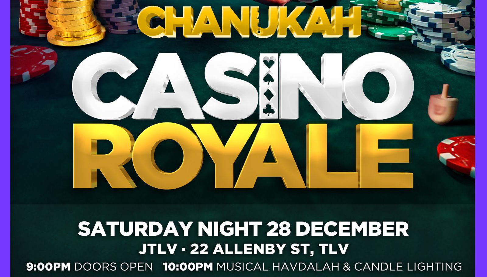 JTLV Casino Royal Chanukah Party