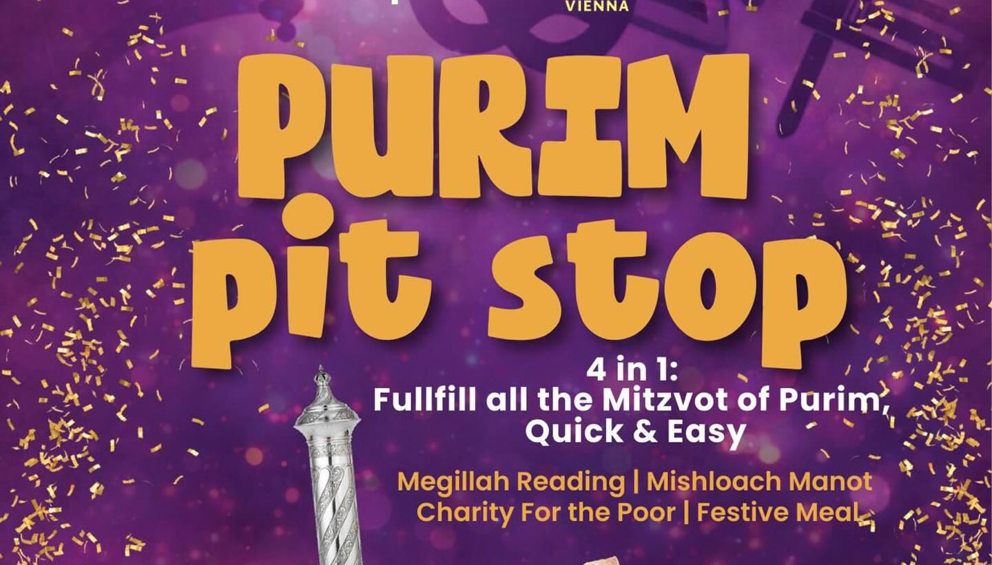 Purim Pit Stop