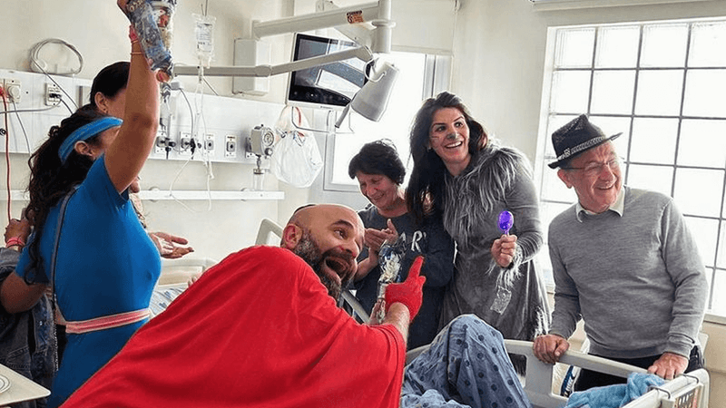 Purim Volunteering at Ichilov