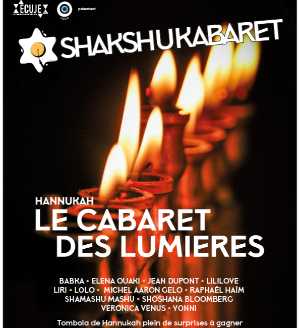 ShakshukaBaret à l’ECUJE : le cabaret miracle de Hannukah !