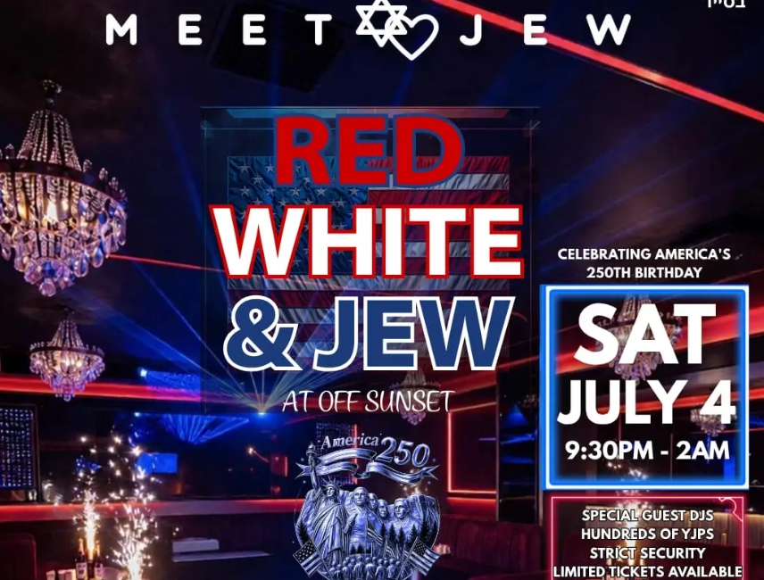 Red, White, & Jew: Celebrating America's 250th Birthday