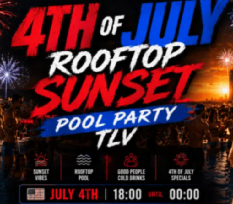 AMERICA'S INDEPENDENCE DAY ROOFTOP SUNSET POOL PARTY
