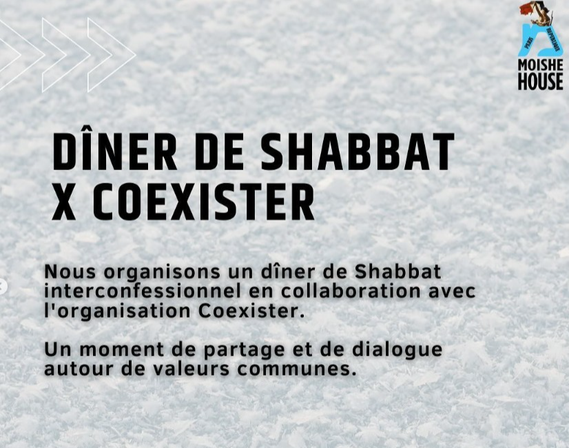 Diner De Shabbat x Coexister