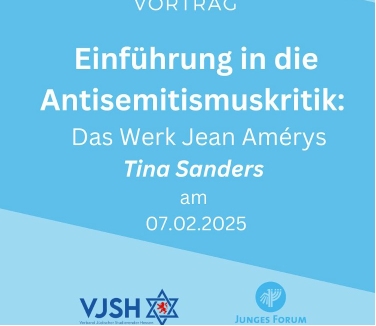 Vortag: Das Werk Jean Améry Tina Sanders