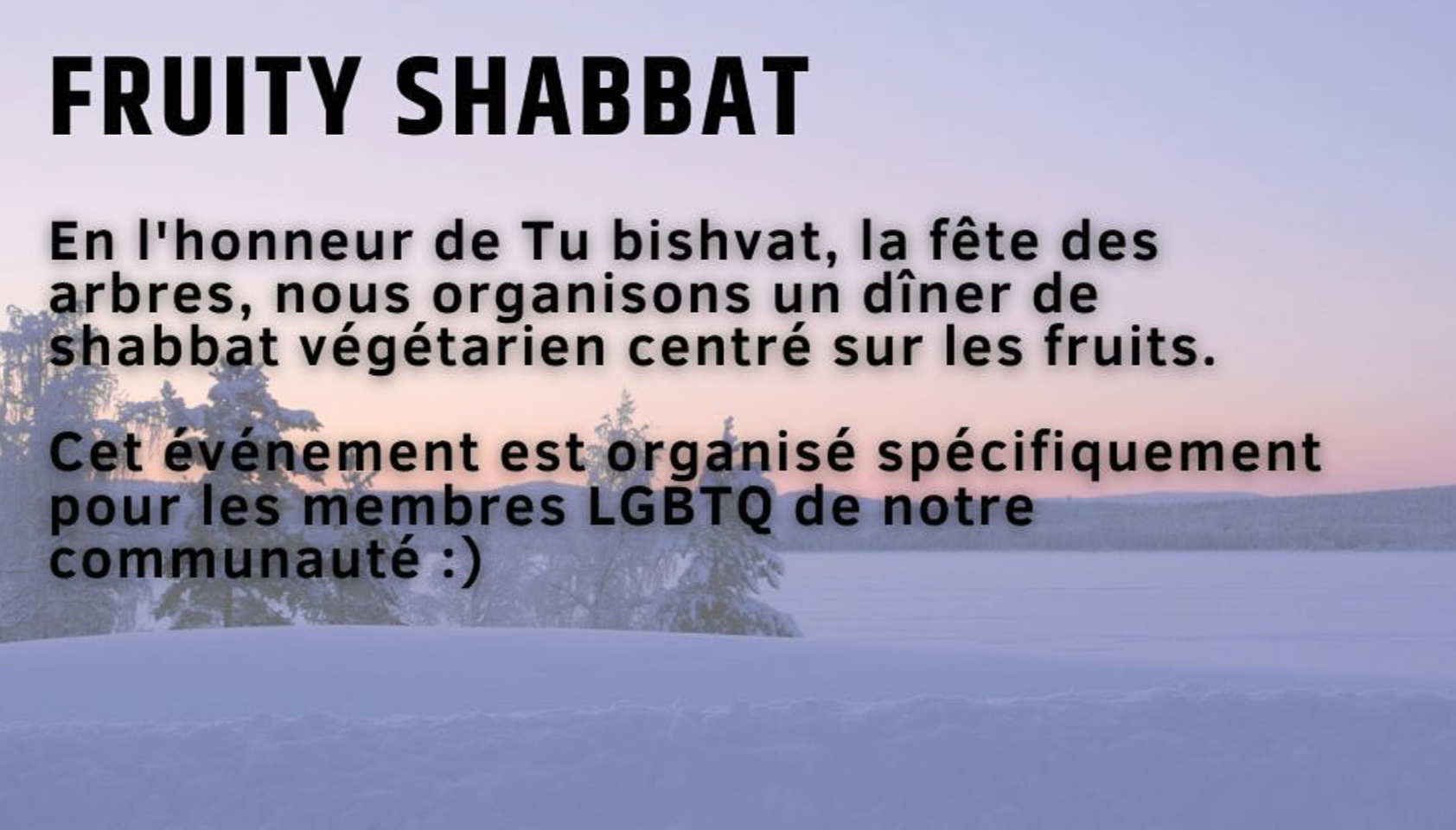 Fruity Shabbat