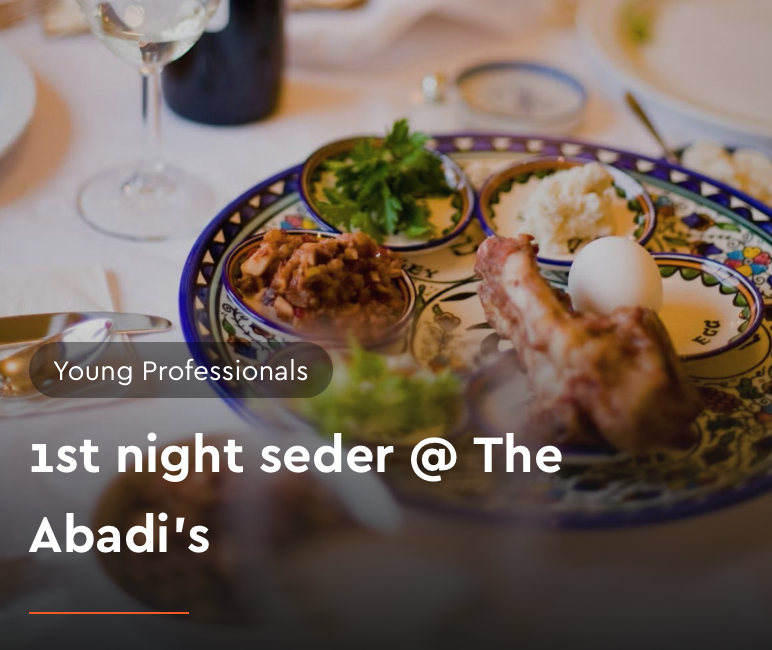 1st night seder @ The Abadi's
