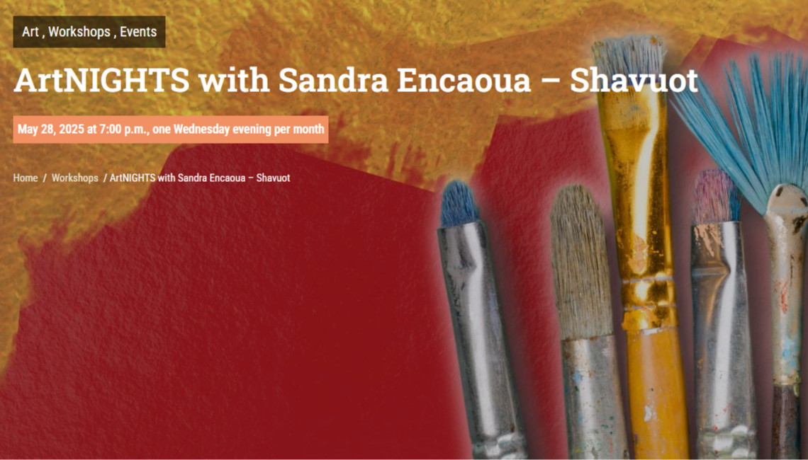ArtNIGHTS avec Sandra Encaoua – Chavouot