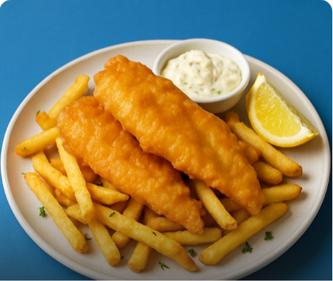Notts - shavuot Fish 'n chips dinner