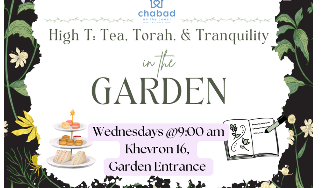 High Tea & Torah in the Garden