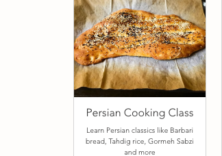 Persian Cooking Class