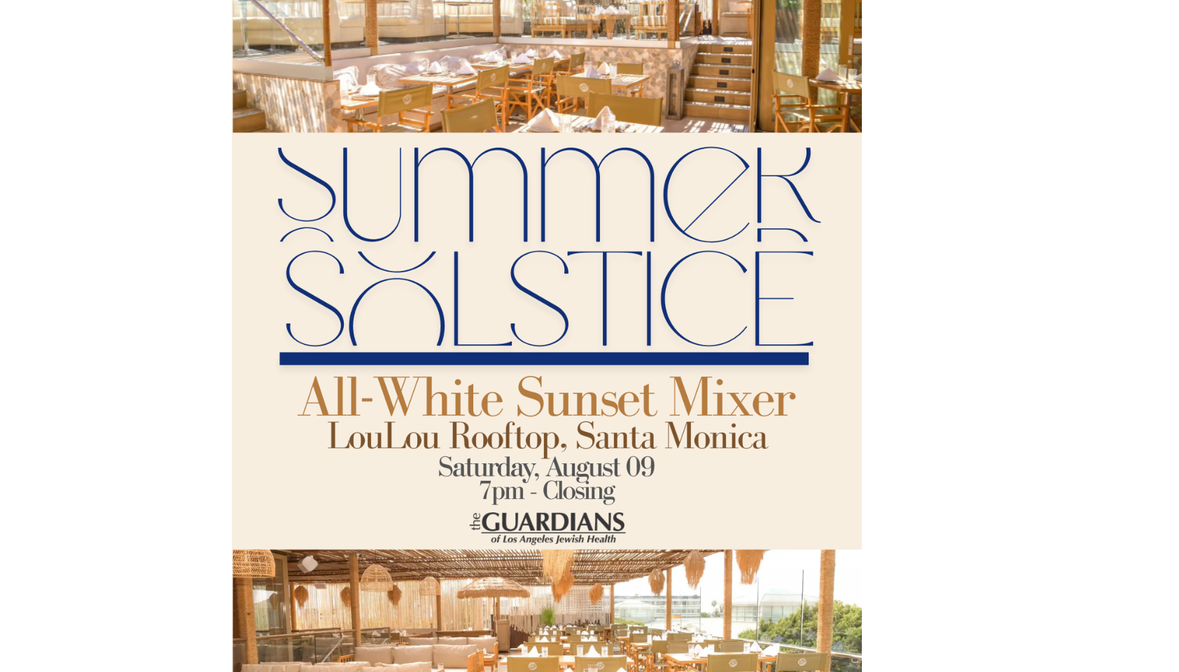 All White Sunset Mixer