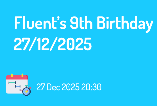Fluent’s 9th Birthday Language Exchange Event! (TLV) – 27/12/2025