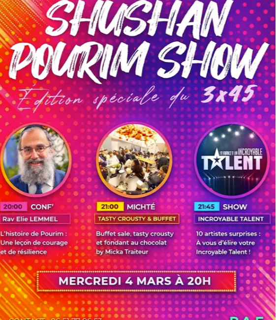 Shushan Pourim Show !