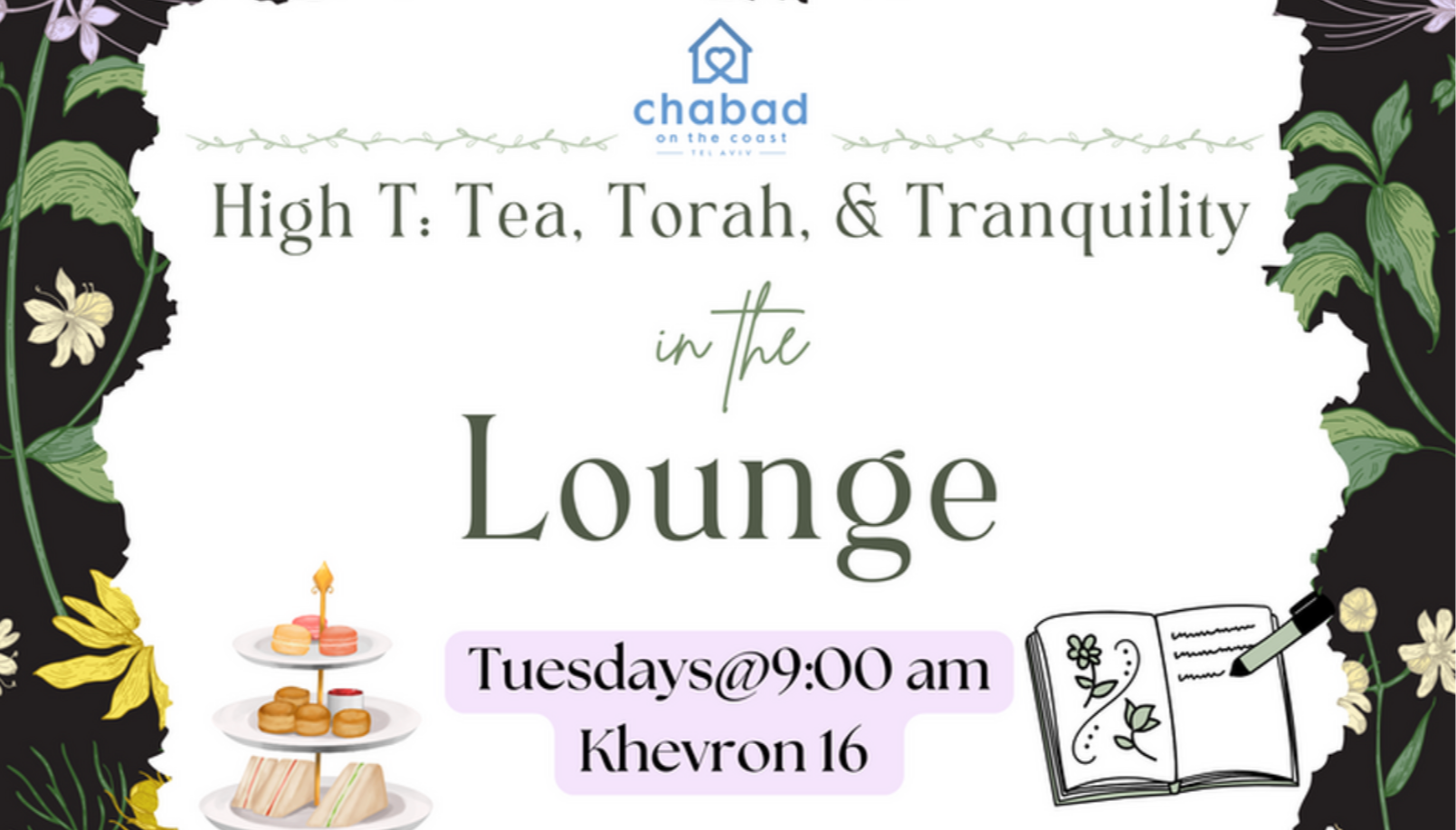 High Tea & Torah in the Garden