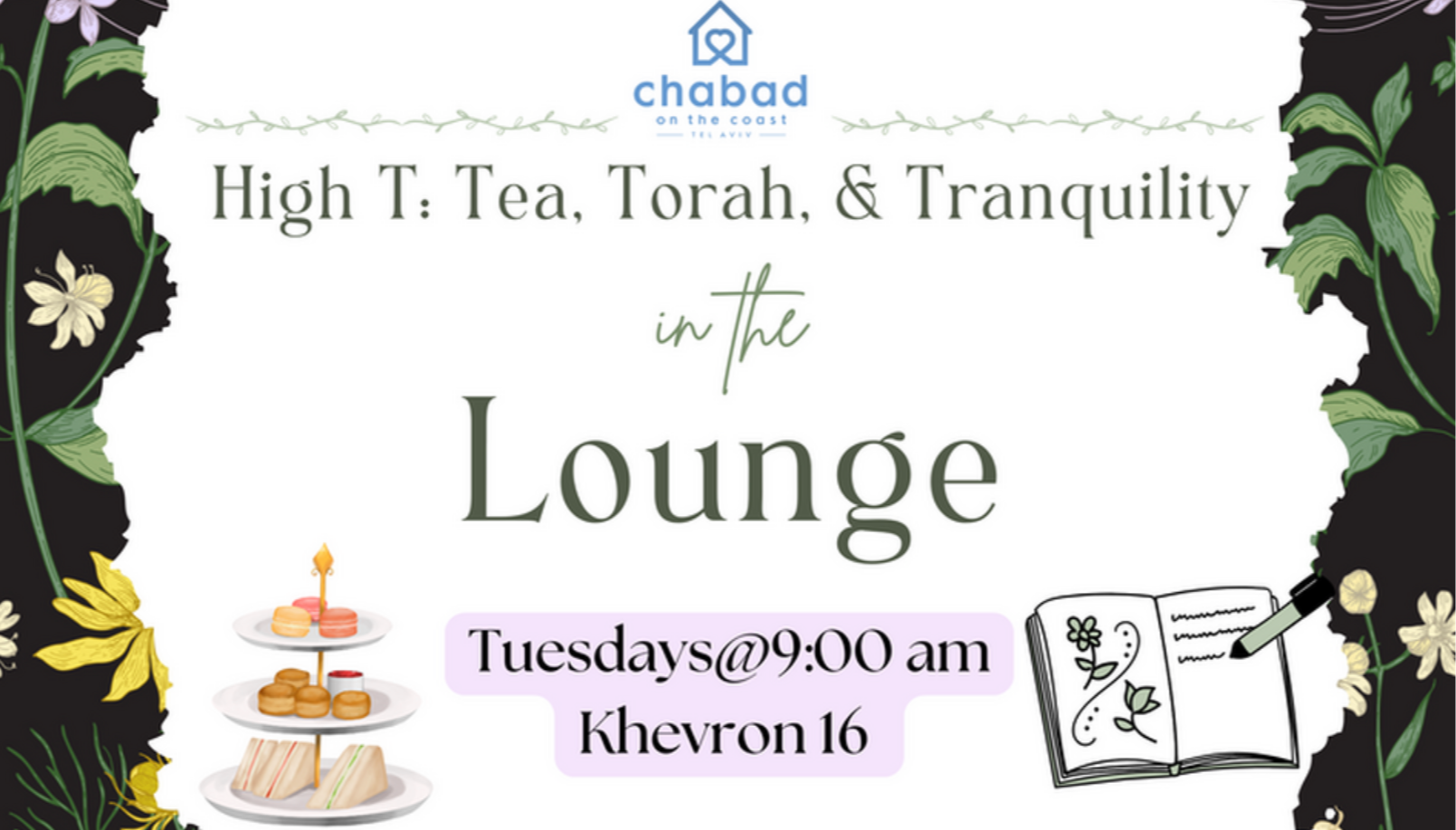 High Tea & Torah in the Garden