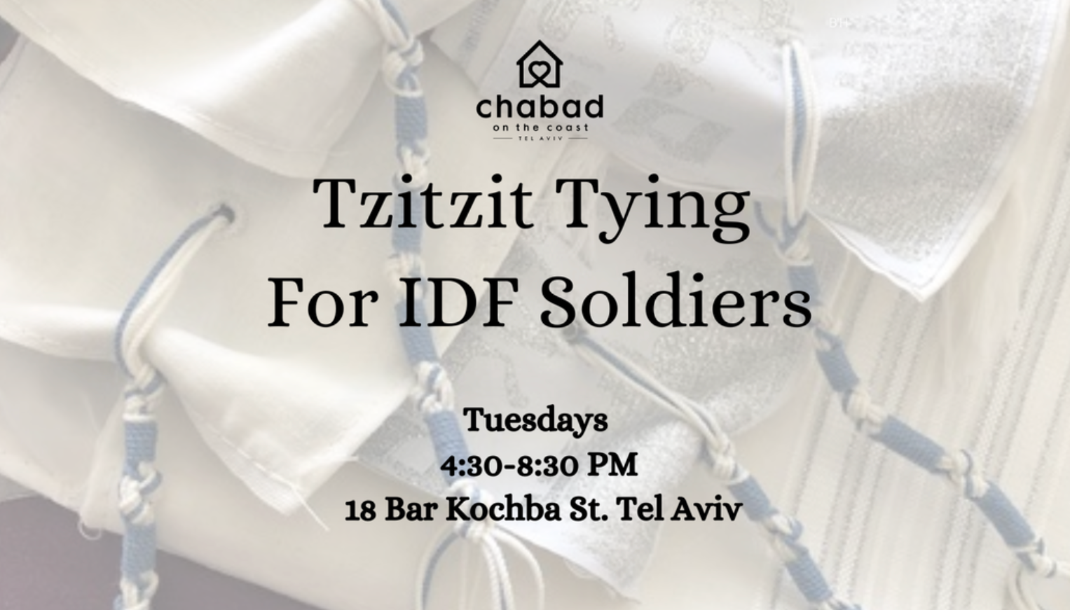 Tzizit Tying for IDF Soldiers
