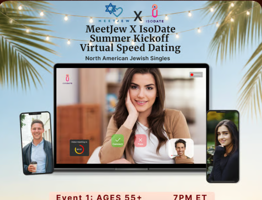 MeetJew × Isodate: Summer Edition Virtual Speed Dating