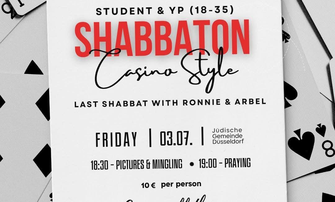 Shabbat Casino Style - Letzter Shabbat mit Ronnie und Arbel