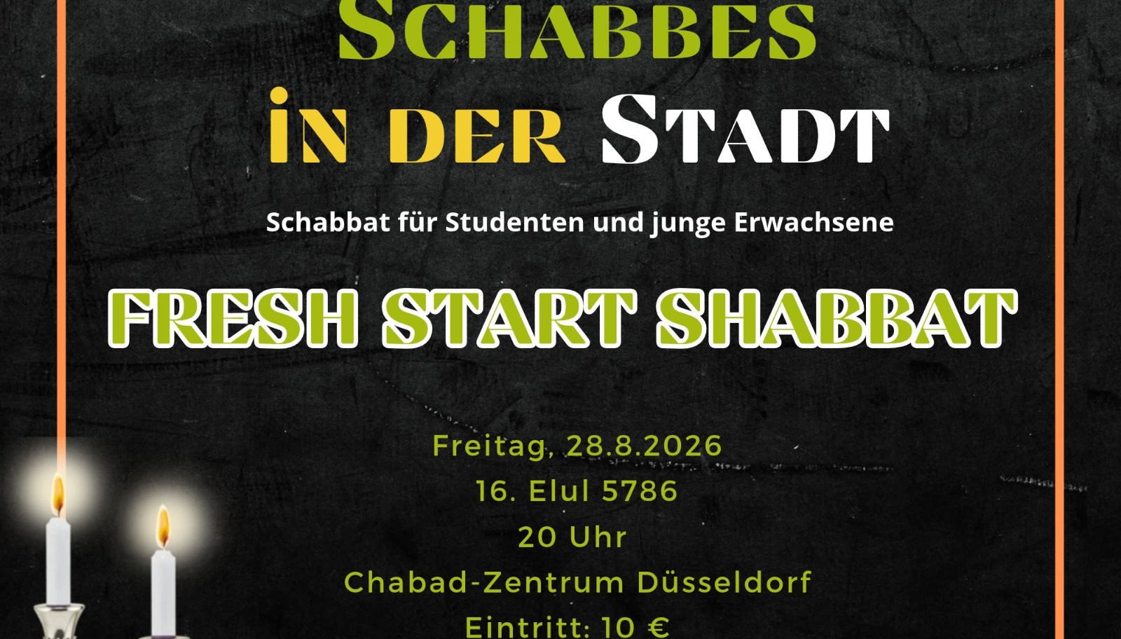 Fresh Start Shabbat