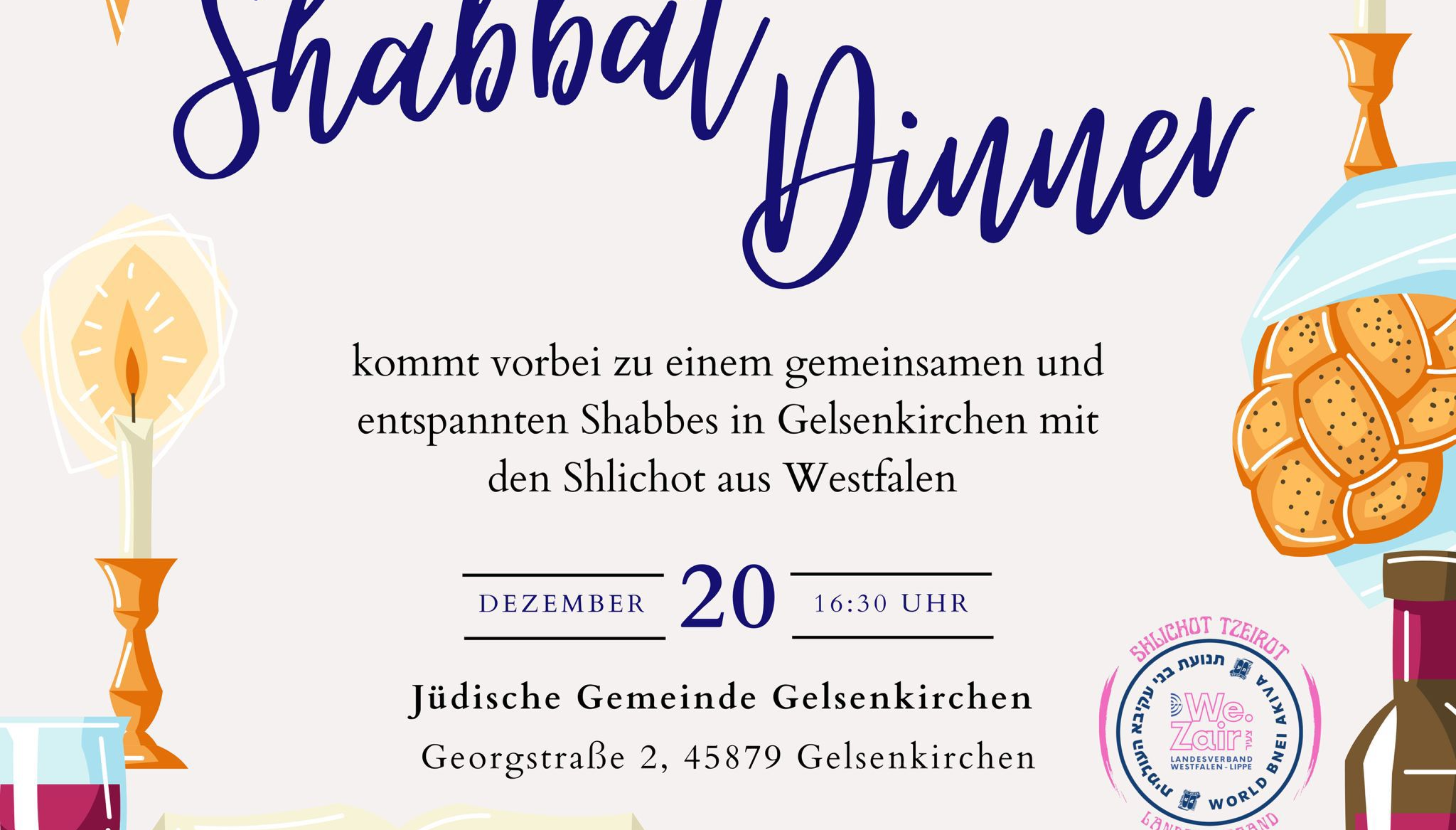 Shabbat Dinner Gelsenkirchen