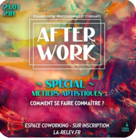 AFTER WORK METIERS ARTISTIQUES