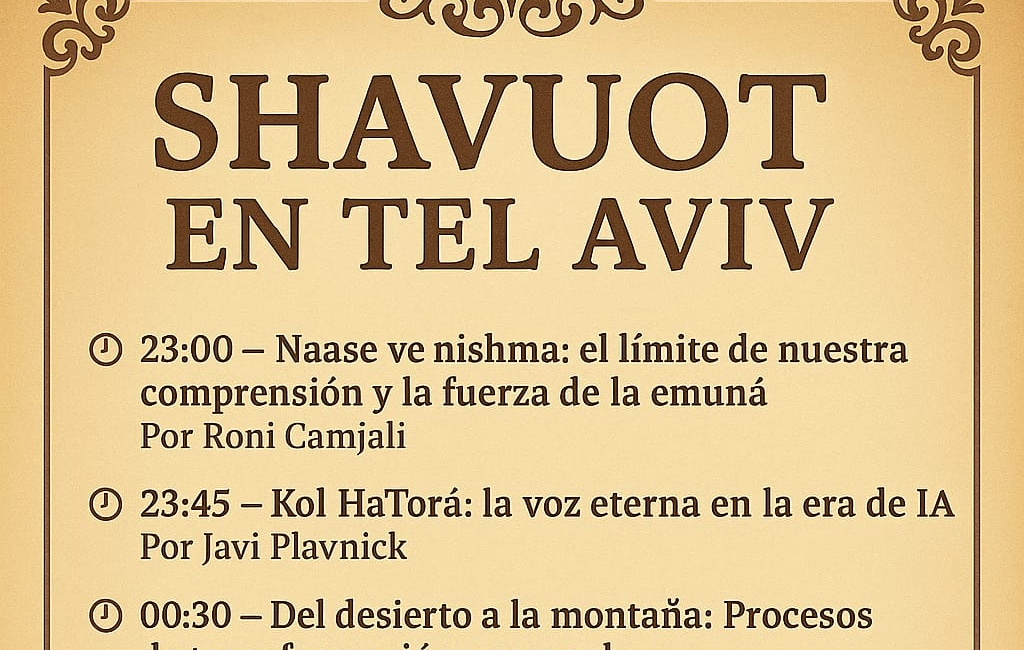 Shavuot En Tel Aviv