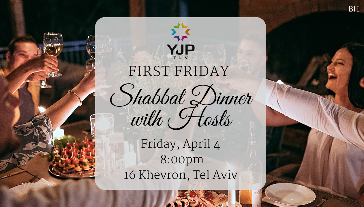 First Friday Shabbat Dinner With Hosts