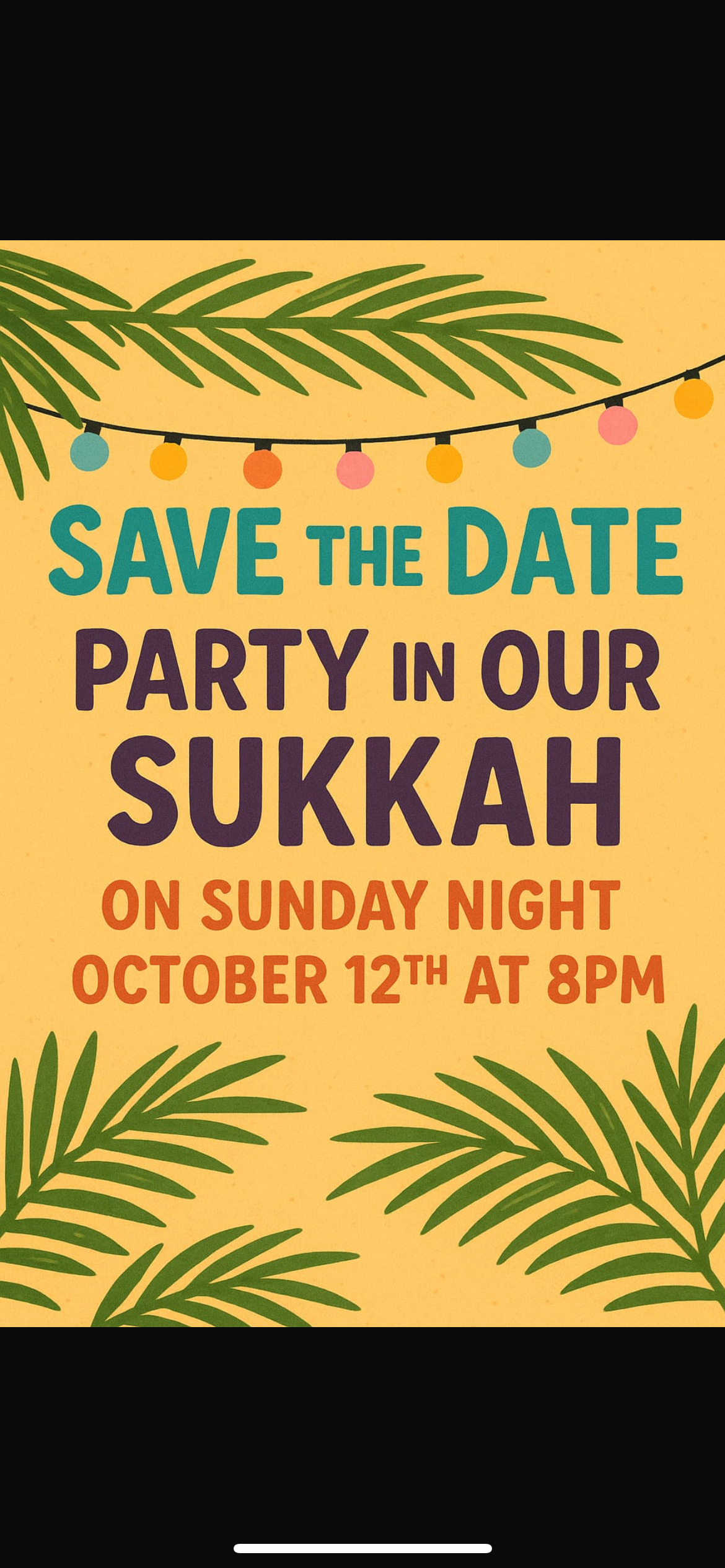 Party in Our Sukkah