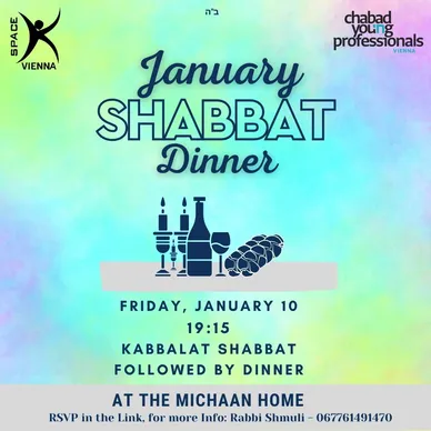 January Shabbat Dinner in Vienna