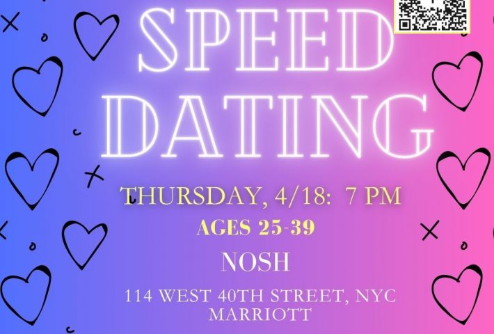 In Person Jewish Speed Dating 25-39