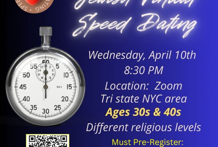 Jewish Virtual Speed Dating Tristate