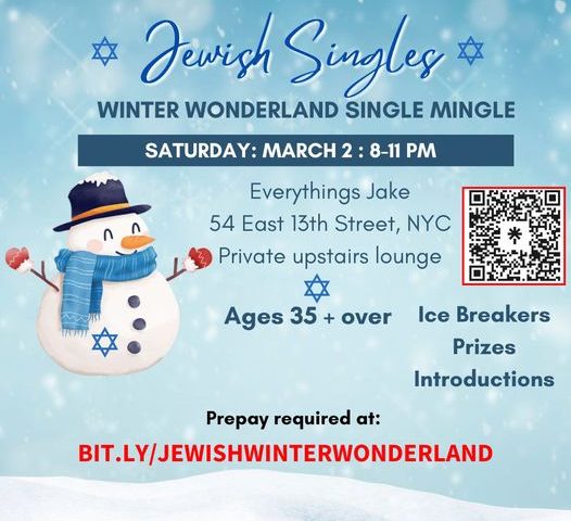 Jewish Singles Mingle Winter Wonderland