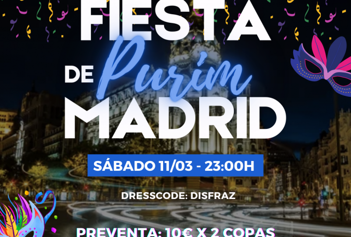 PURIM PARTY MADRID