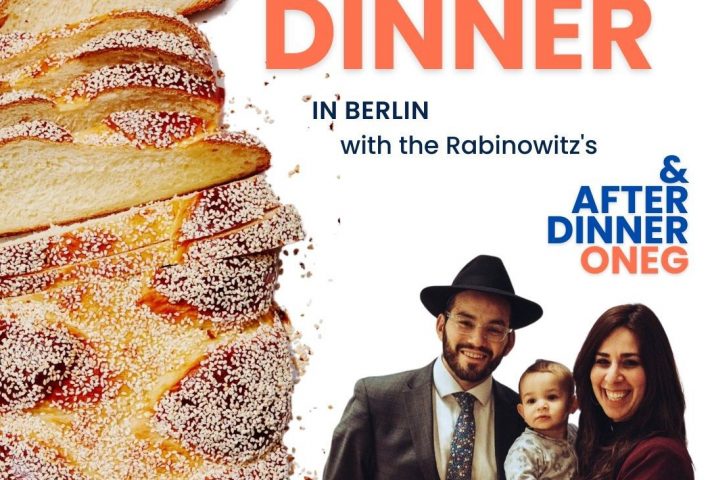 Shabbat Dinner in Berlin with Morasha