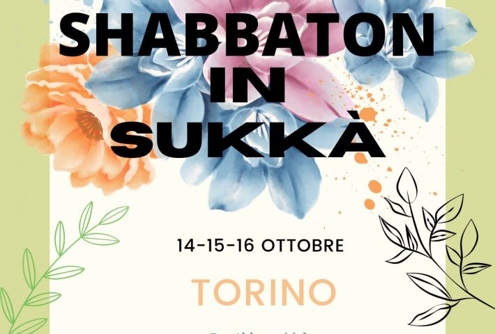 Shabbaton in Sukkà in Turin