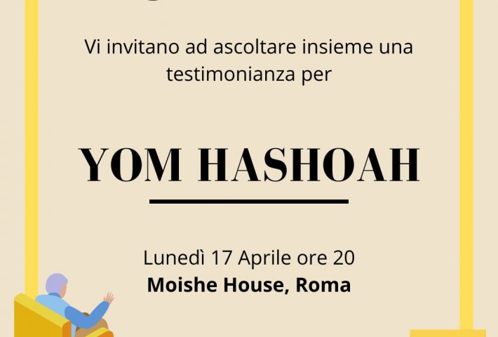 Yom Hashoah at Moishe House Rome