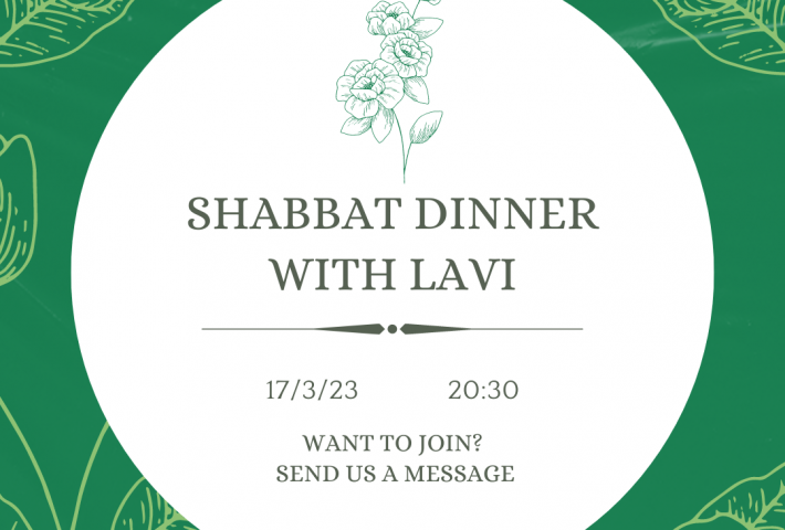 shabbat dinner with LAVI