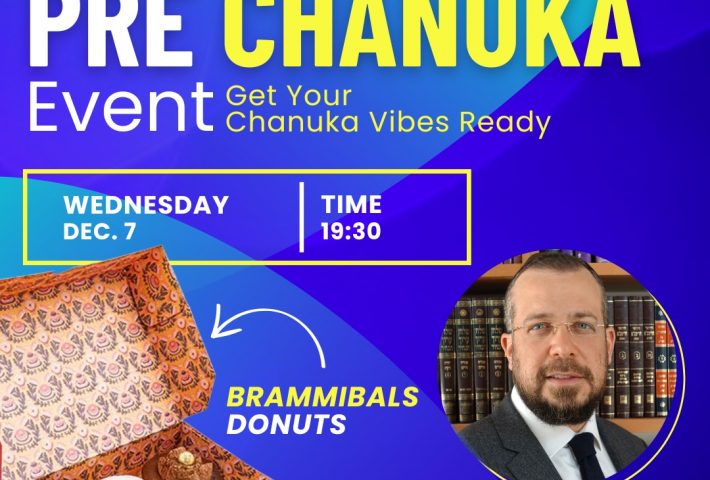 Pre Chanukah Lecture (and donuts!)