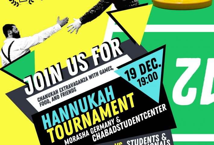 HANUKKAH TOURNAMENT Co-Hosted by Morasha and Chabad Student Center