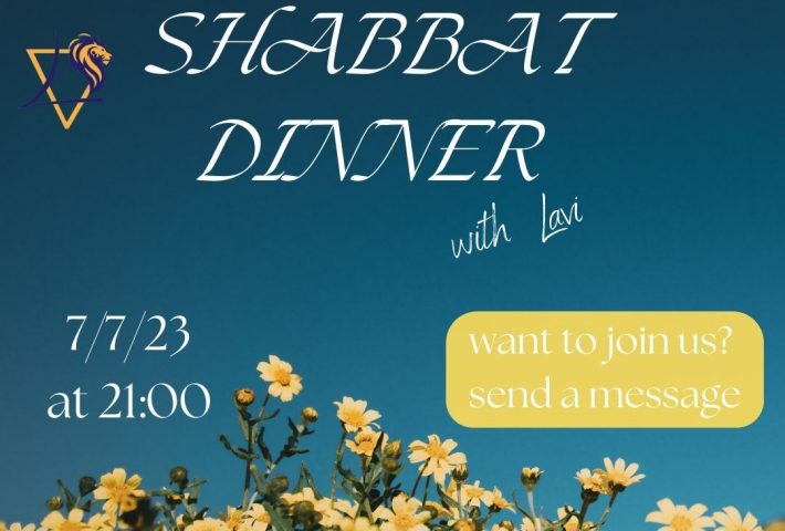 Shabbat Dinner with Levi