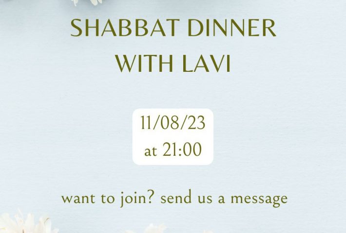 Shabbat Dinner with Lavi