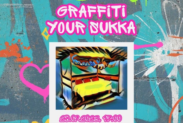 Graffiti Workshop for Sukkot 😍