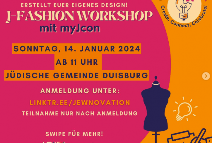Jewnovation Chai Week- Let’s Rewind! J-Fashion Workshop mit myJcon