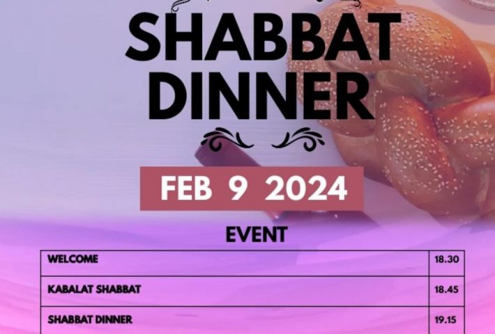 IJAR-Amsterdam is organizing a shabbat dinner for students!