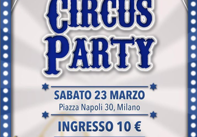 CIRCUS PURIM PARTY IN MILANO 2024