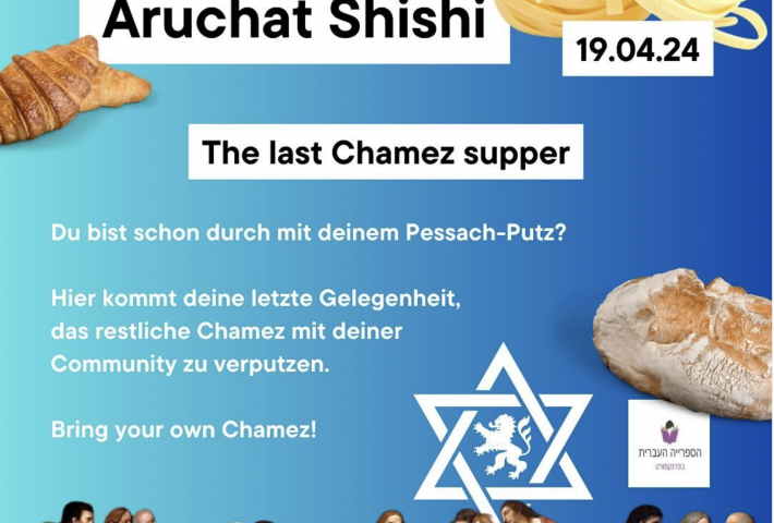 the last chametz supper“ – VJSH x HLF Shabbat Dinner 🍞
